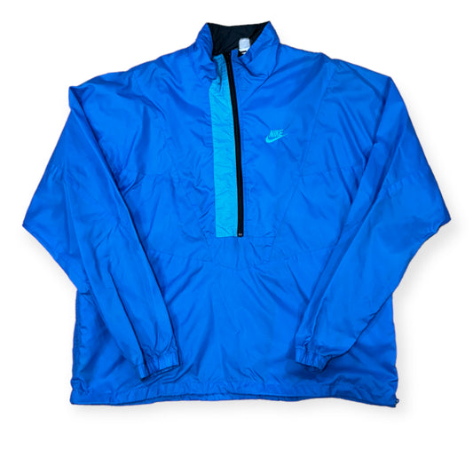1990's Nike windbreaker quarter zip jacket (L)