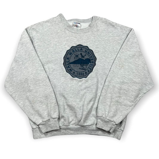 Walla Walla Universirty crewneck sweatshirt (M)