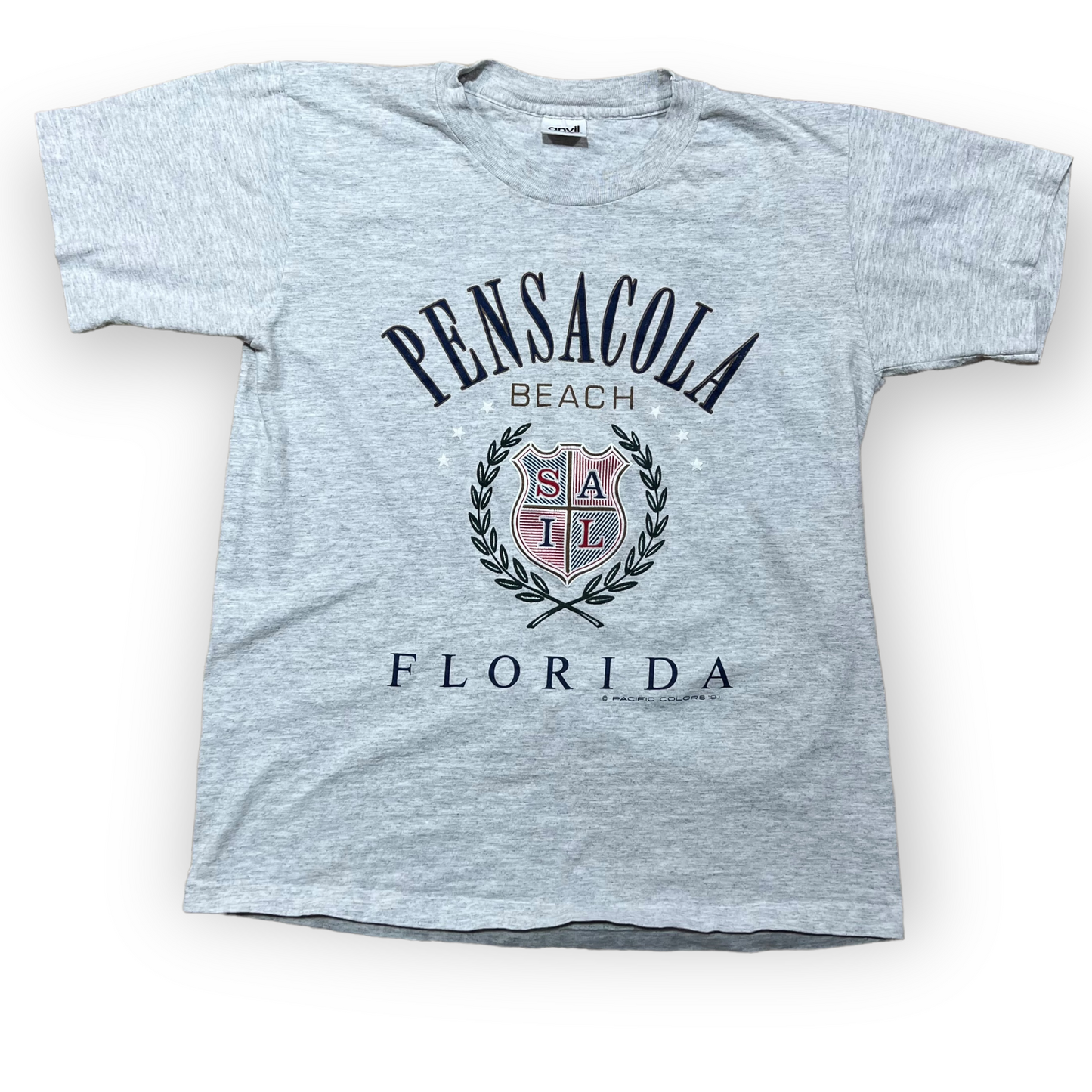 1991 Pensacola Beach Florida single stitch location tee (S)