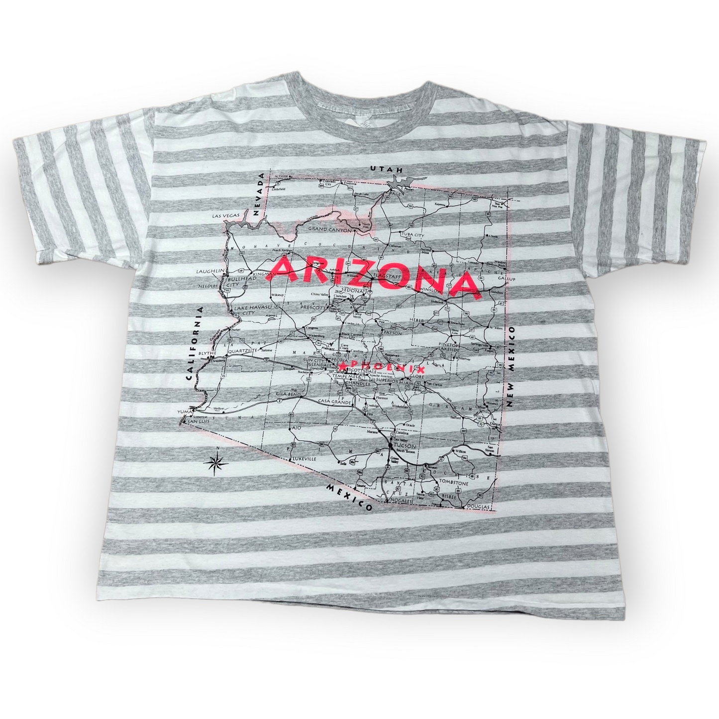 1990's Arizona Map single stitch location tee (XL)