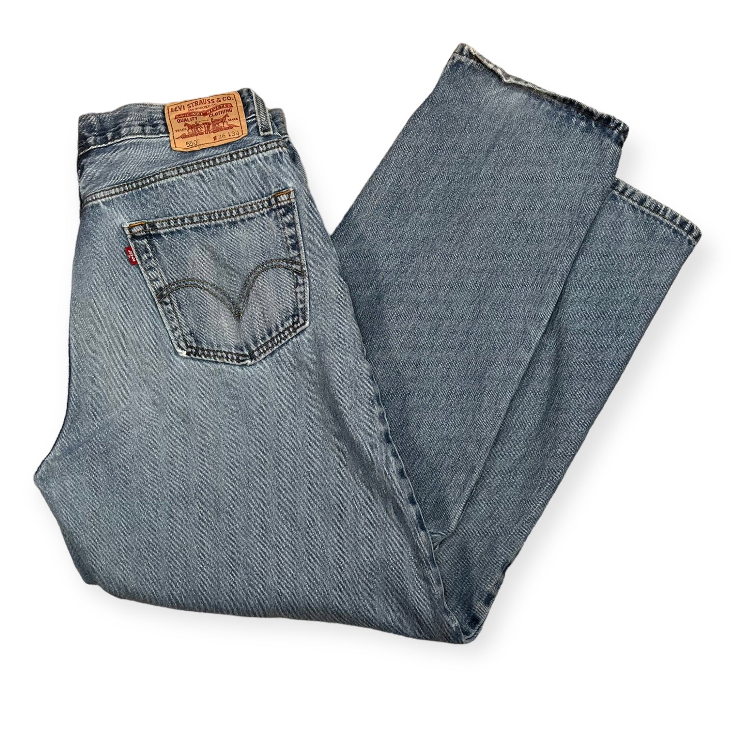 Levi's 550 relaxed fit blue denim pants (36X32)