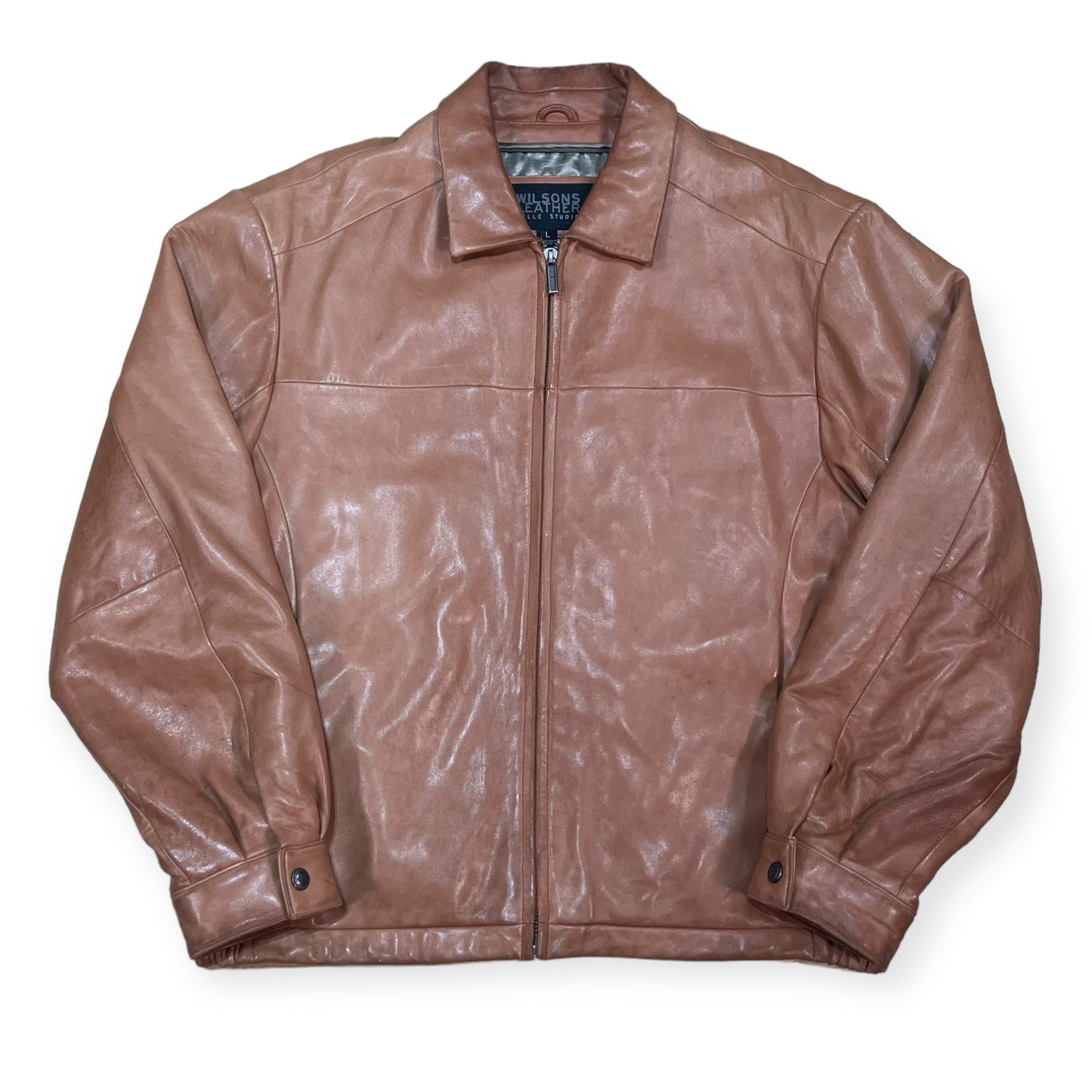 Wilsons Leather collared jacket (L)