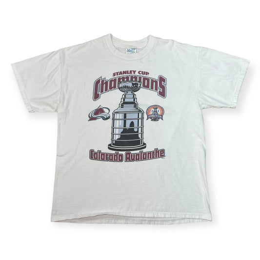 2001 Colorado Avalanche Stanley Cup Champions sports tee (L)