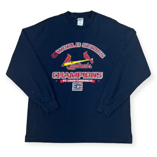 2006 St. Louis Cardinals World Series Champions logngsleeve sports tee (XL)