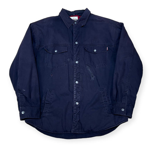 Craftsman fleece-lined button up jacket (L)