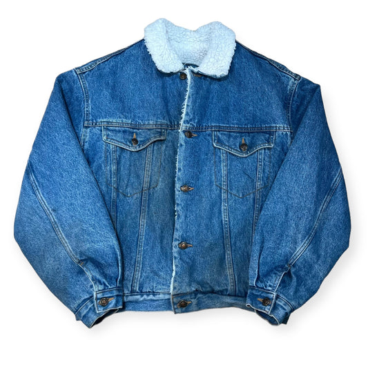 Wado's fleece lined denim jacket (M)