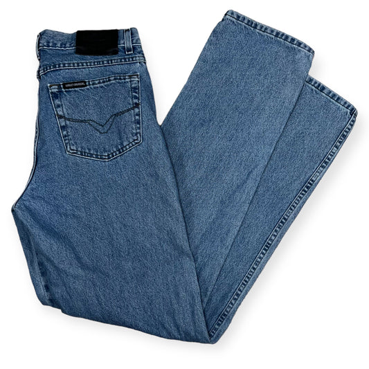 Harley Davidson blue denim pants (34X36)