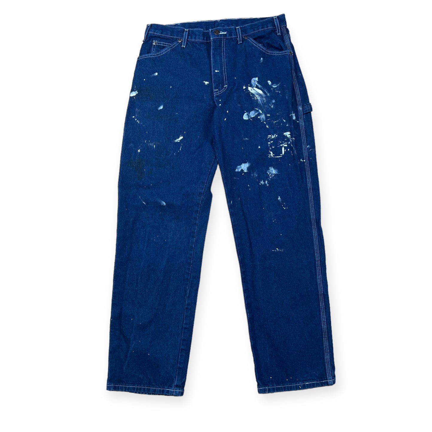 Dickies blue denim cargo pants (33X32)