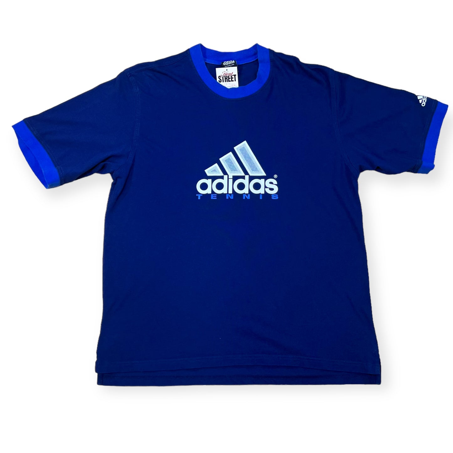 Adidas tennis sports ringer tee (XXL)