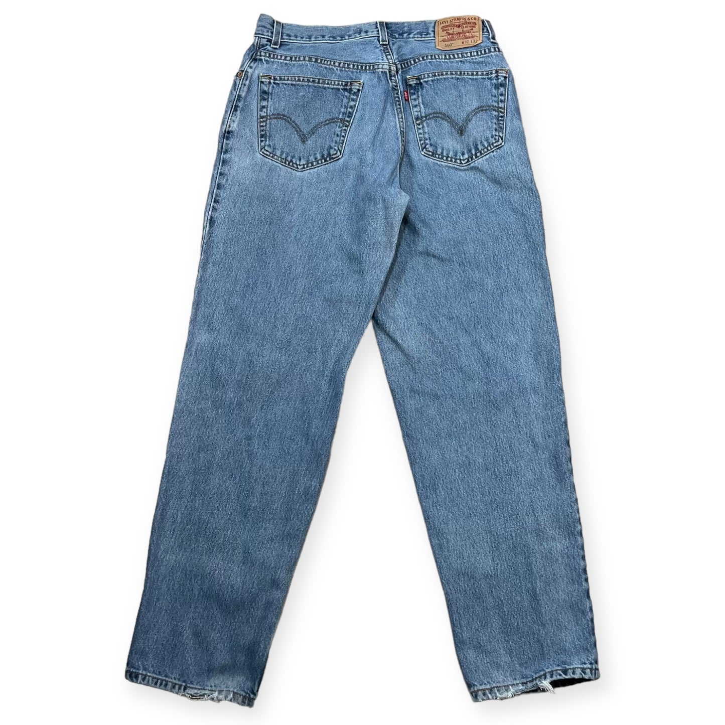 Levi's 550 relaxed fit light wash denim pants (34X34)