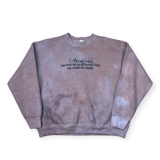 1994 Treat me Like a Queen crewneck sweatshirt (XL)