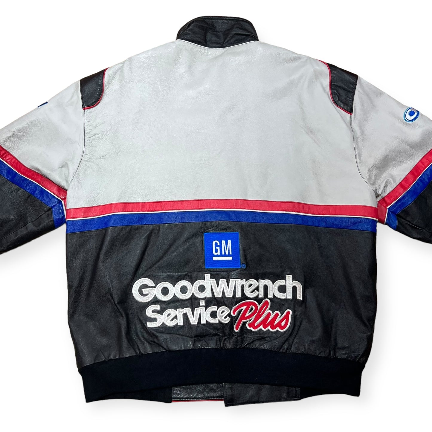 Kevin Harvick Goodwrench Service Plus leather racing jacket (XL)