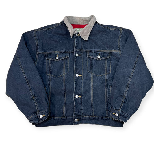 Sun River fleece lined denim jacket (L)