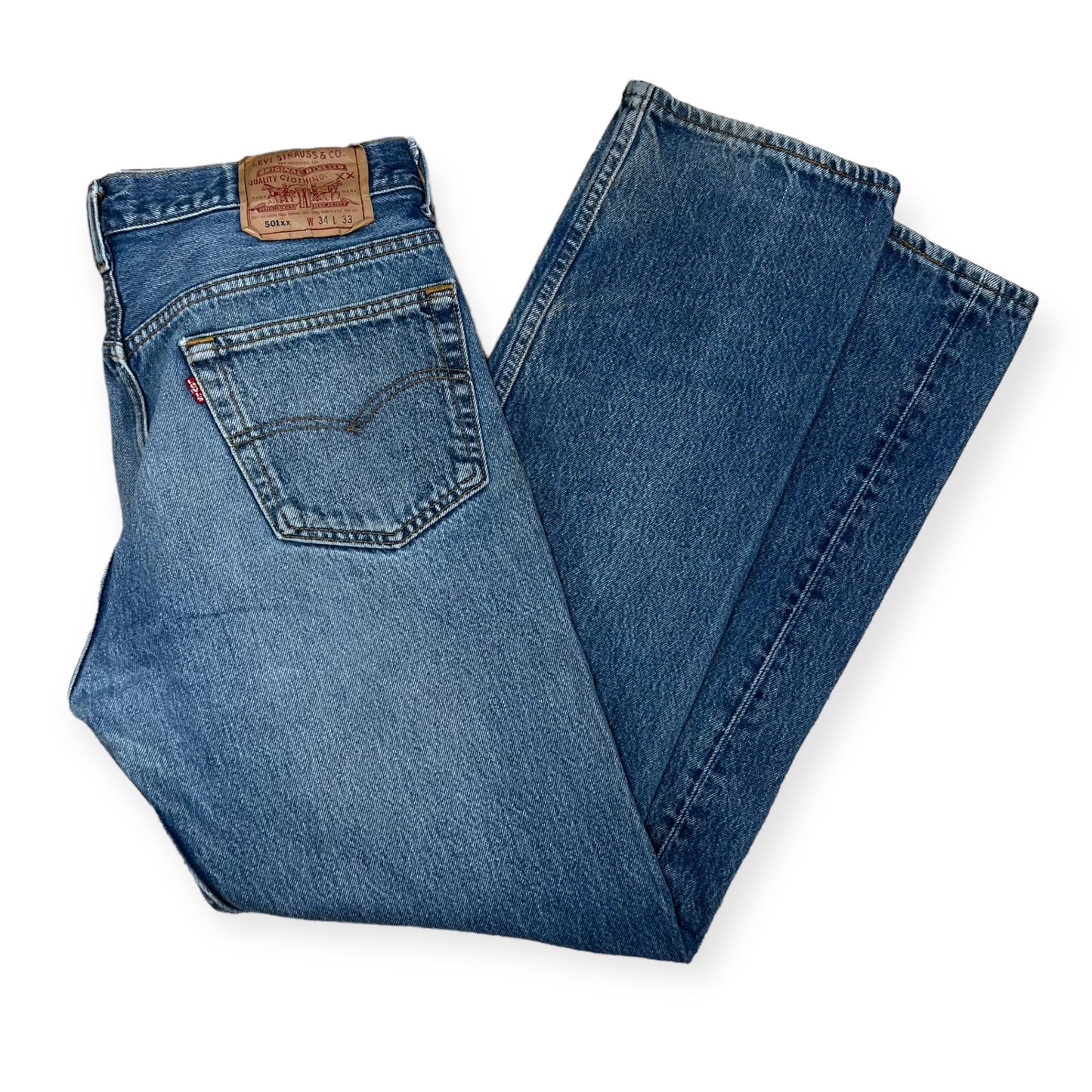 Levi's 501 button-fly blue denim pants (32X30)