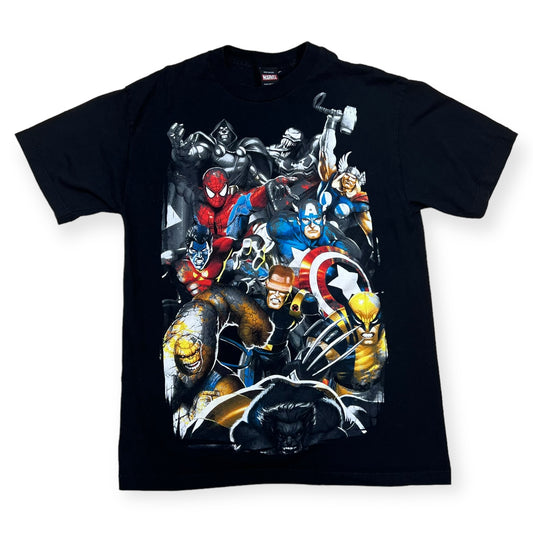 Marvel Superhero cartoon tee (L)