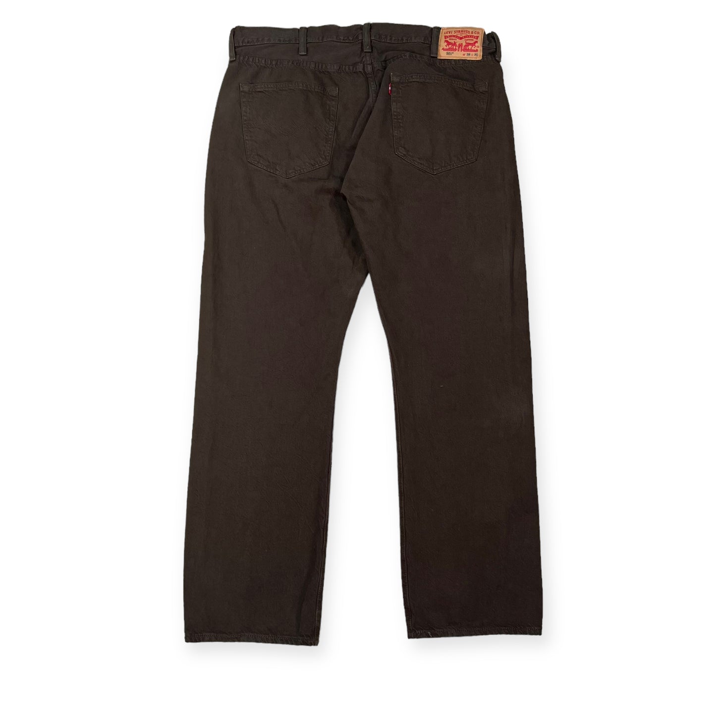 Levi's 501 brown button fly pants (38X31)