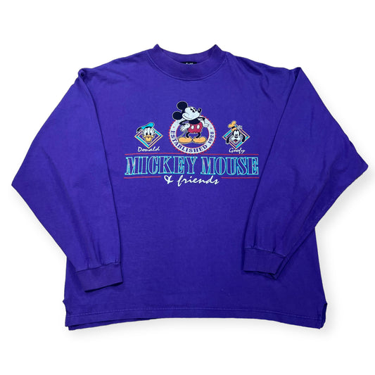 1990's Mickey Mouse and Friends long sleeve tee (XL)