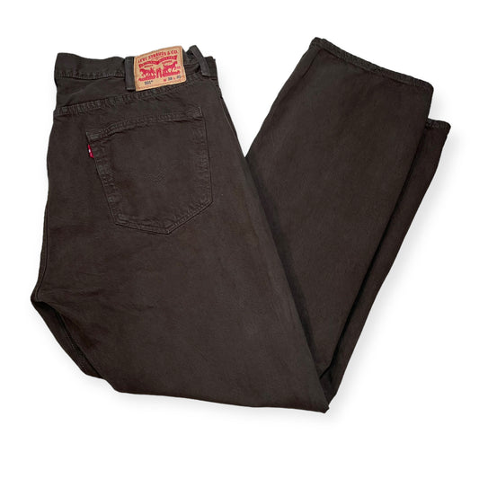 Levi's 501 brown button fly pants (38X31)