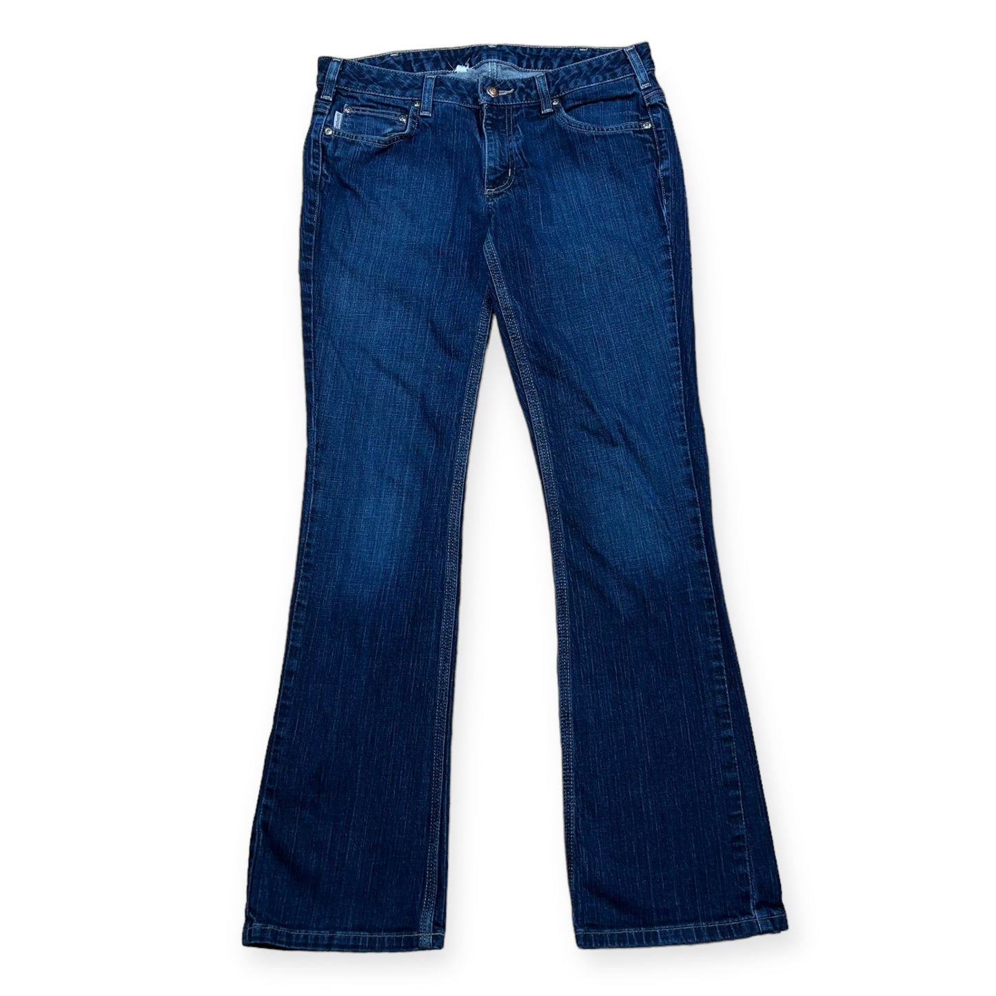 Carhartt flared dark blue denim pants (32X33)