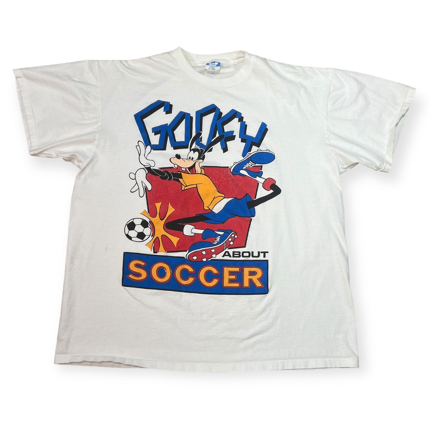 1990's Goofy soccer cartoon sports tee (XL)