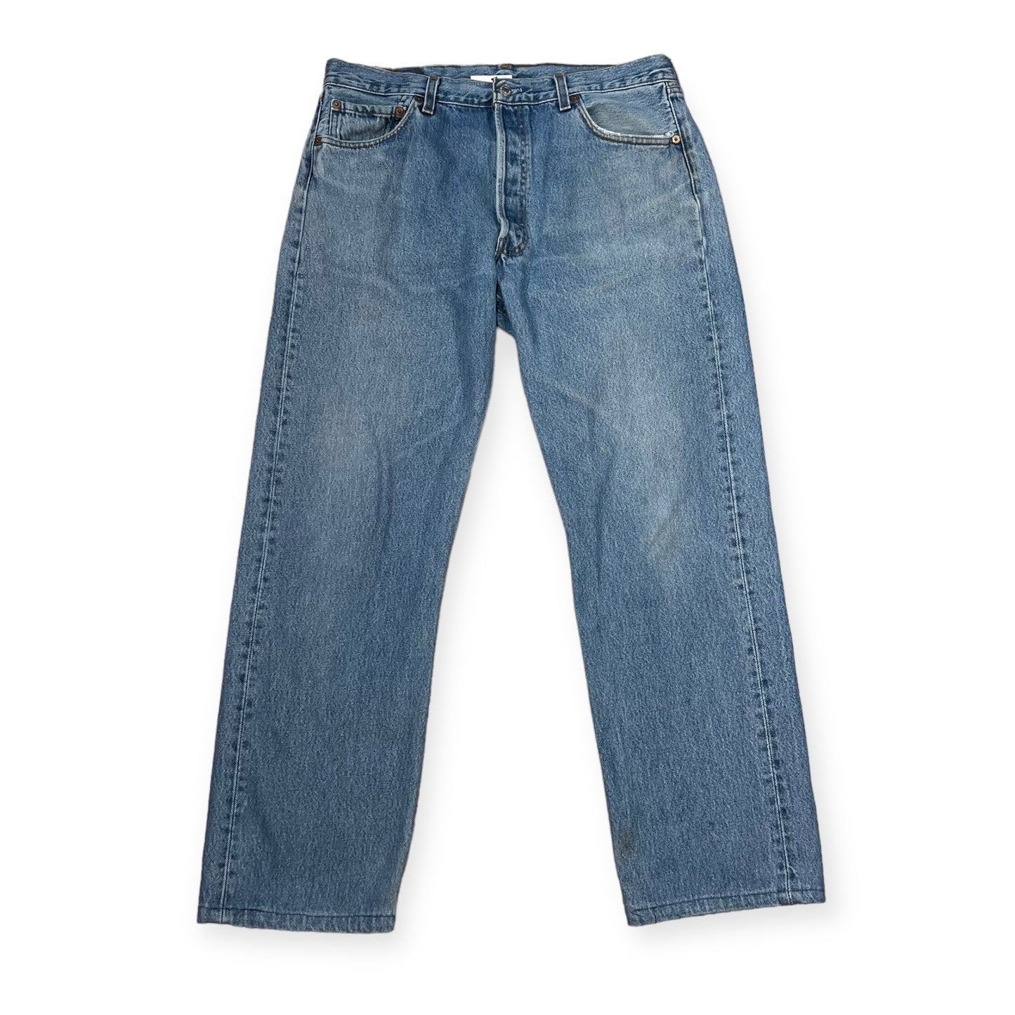 Levi's blue denim button fly pants (34X31)