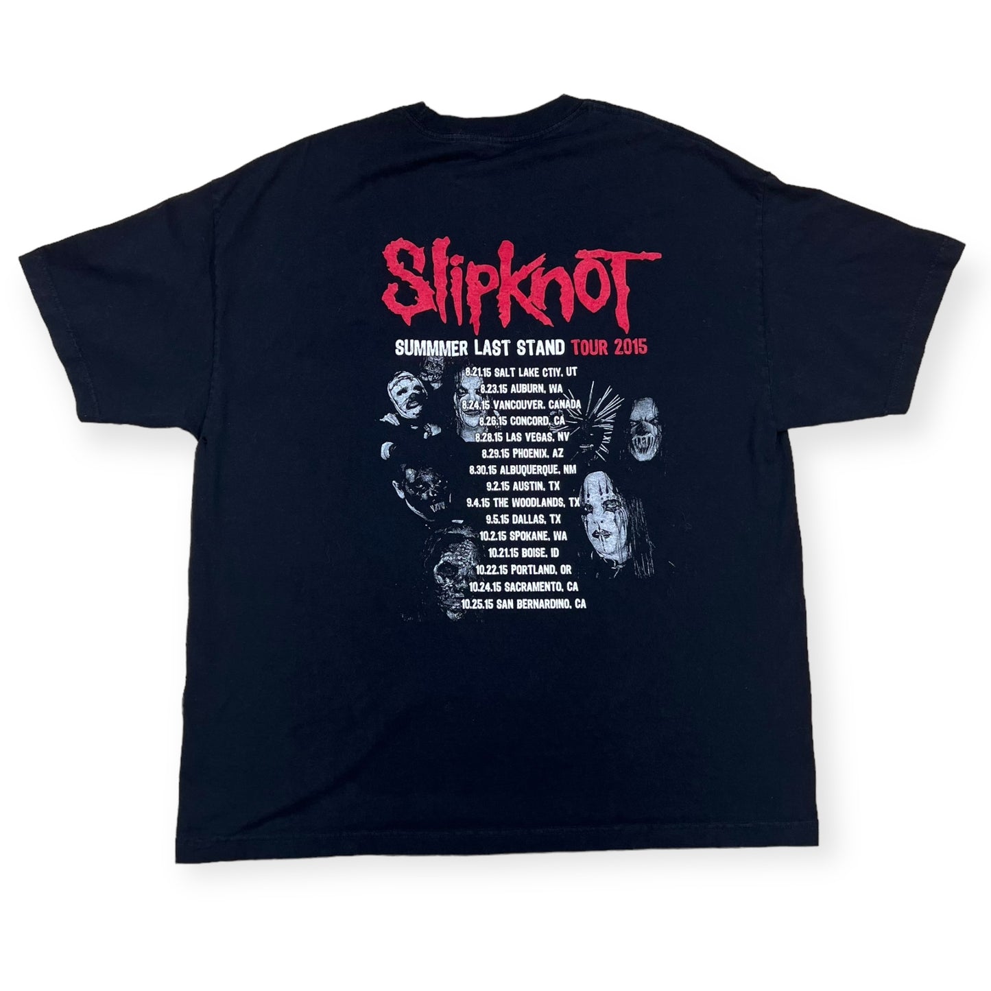 Slipknot Summer's Last Stand Tour tee (XXL)