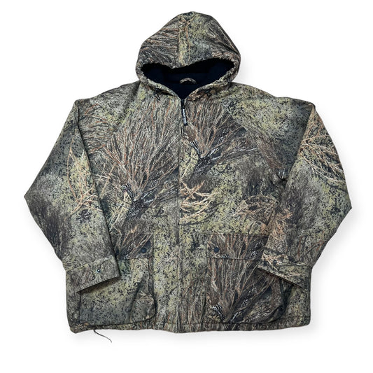 Mossy Oak hooded camo jacket (XXL)