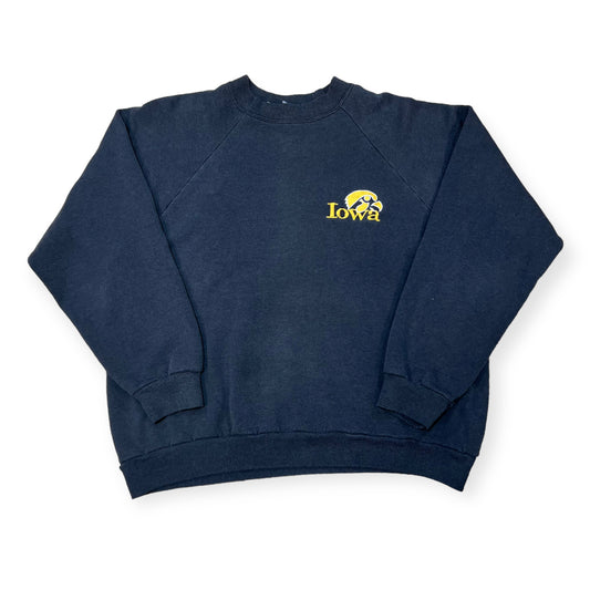 1990's University of Iowa Hawkeyes embroidered crewneck sweatshirt (M)