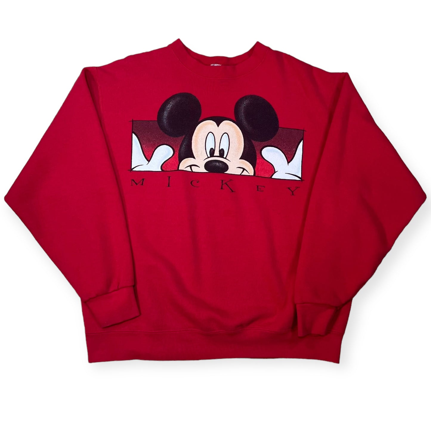 1990's Mickey Mouse cartoon crewneck sweatshirt (L)