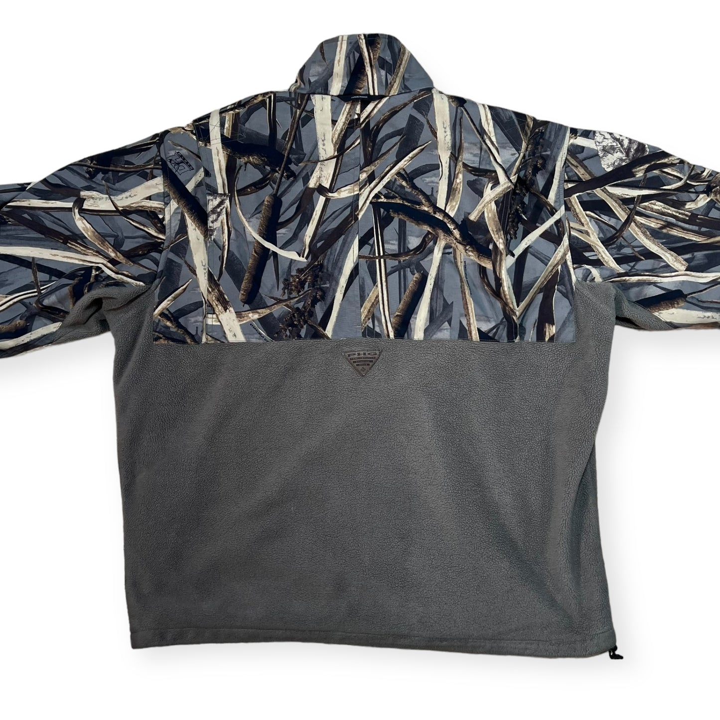 Columbia camo zip up jacket (L)