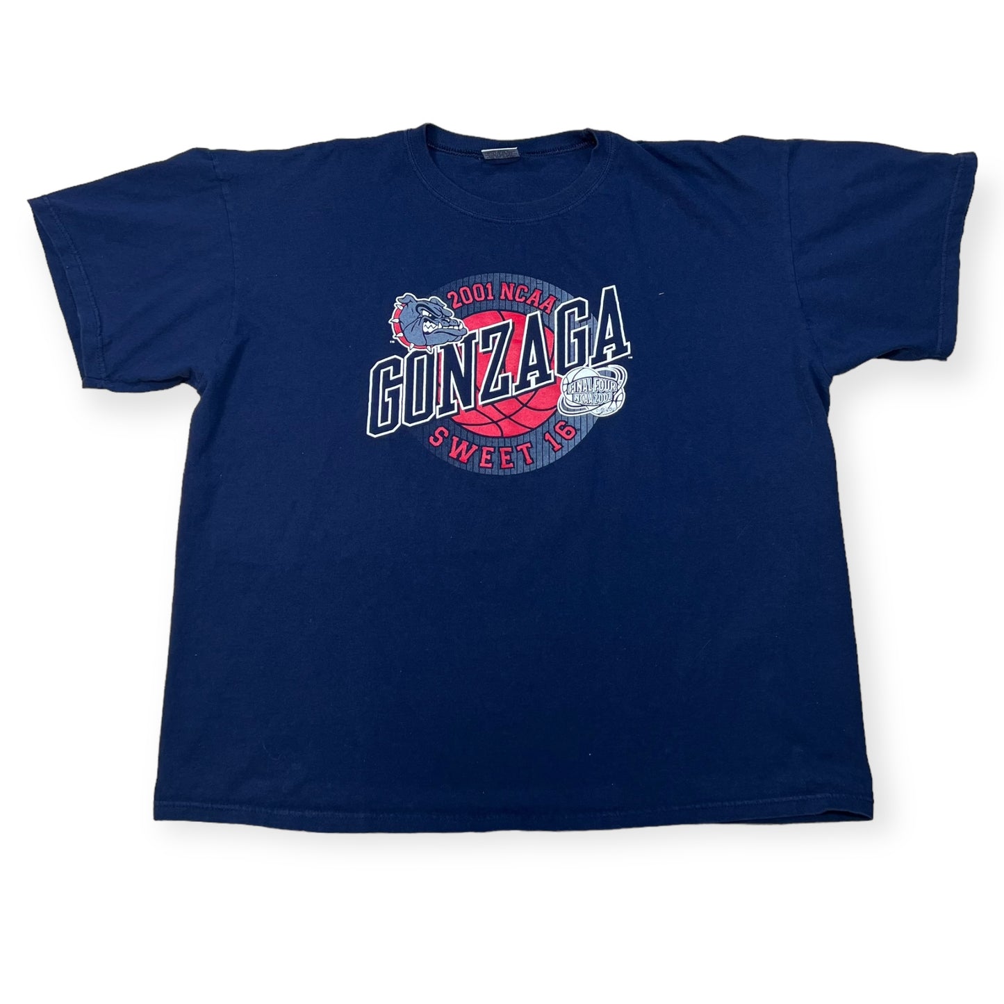 2001 Gonzaga sweet 16 sports tee (XXL)