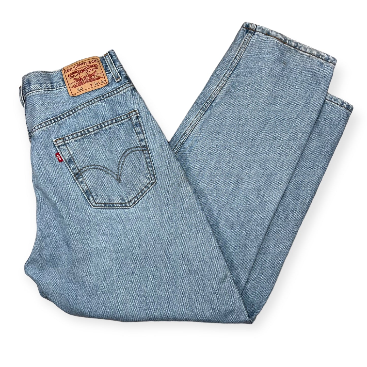 Levi's 550 relaxed fit blue denim pants (36X32)