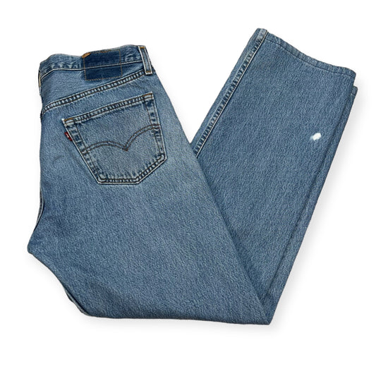 Levi's blue denim button fly pants (34X31)