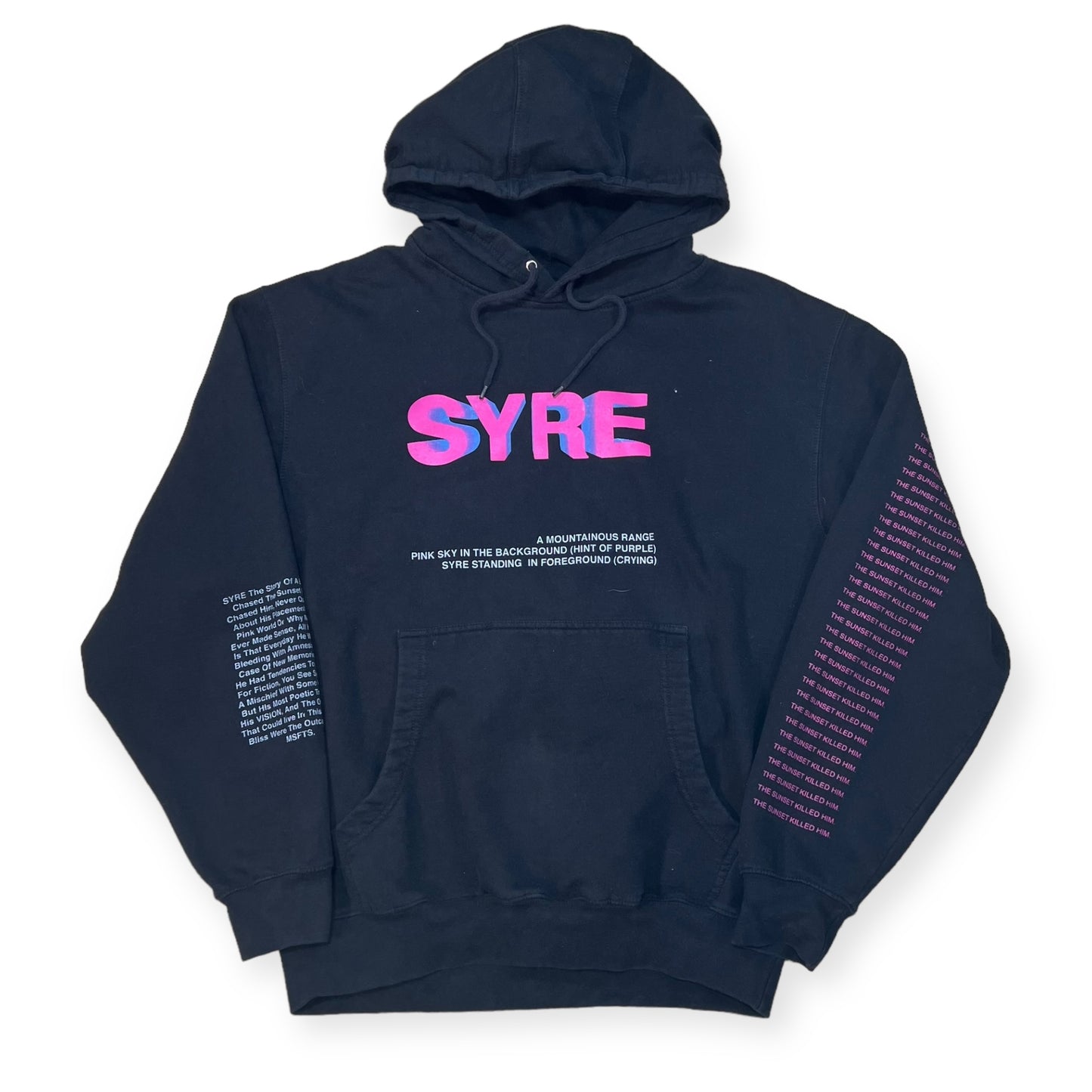 SYRE MSFTS Jaden Smith hooded music sweatshirt (L)