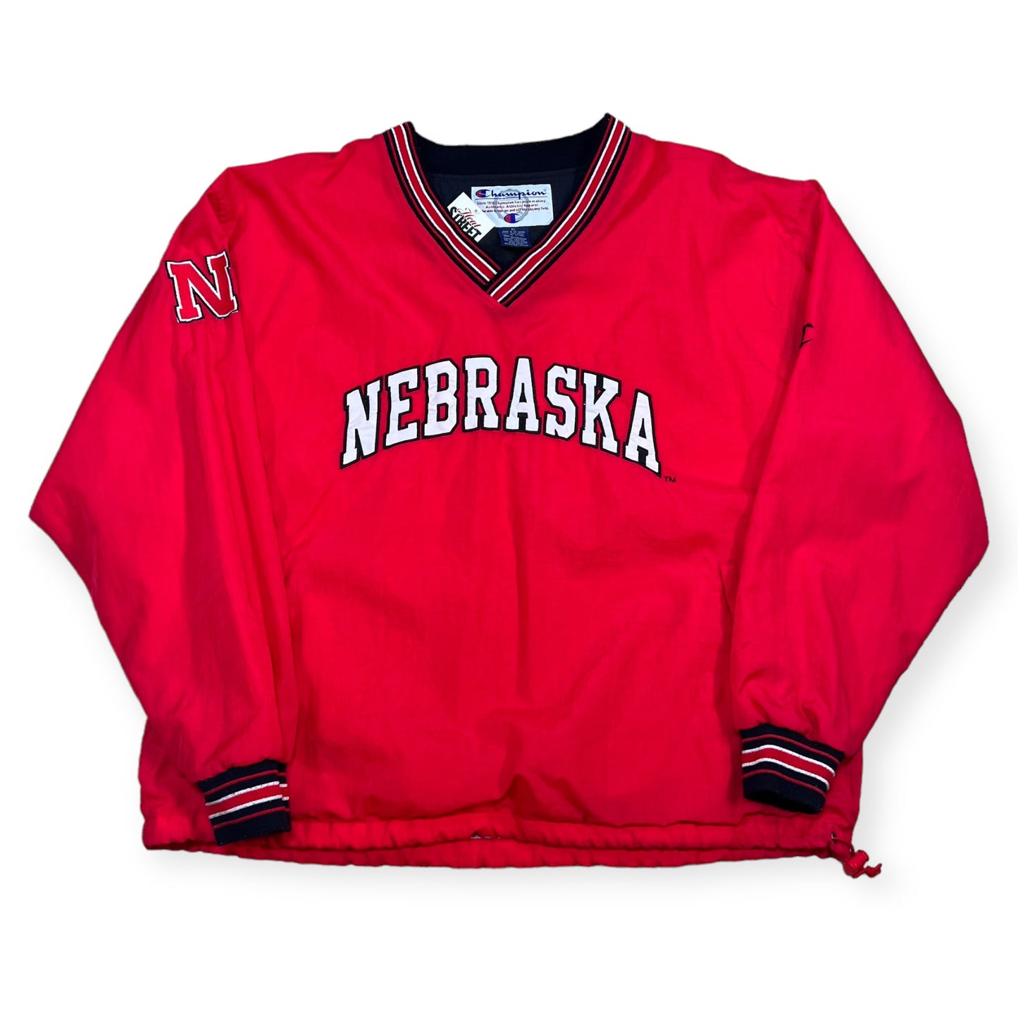 University of Nebraska windbreaker crewneck sweatshirt (XXL)