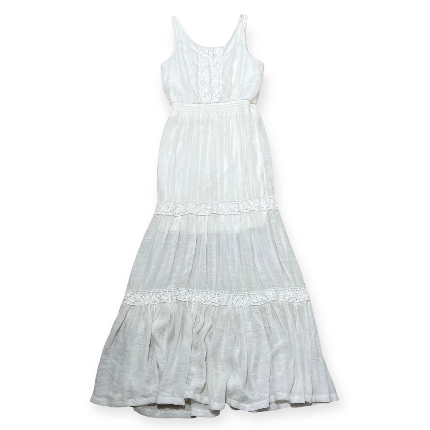 Wrangler long white dress (M)