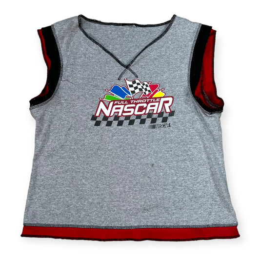 Nascar racing sleeveless tee (Women's L)