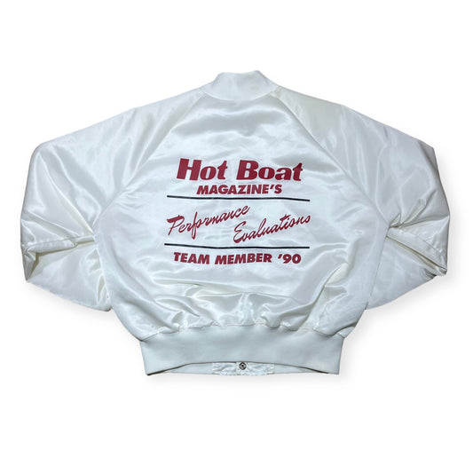 1990's Hot Boat Magazine satin jacket (M)