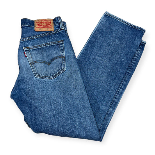 Levi's 501 button-fly blue denim pants (32X31)