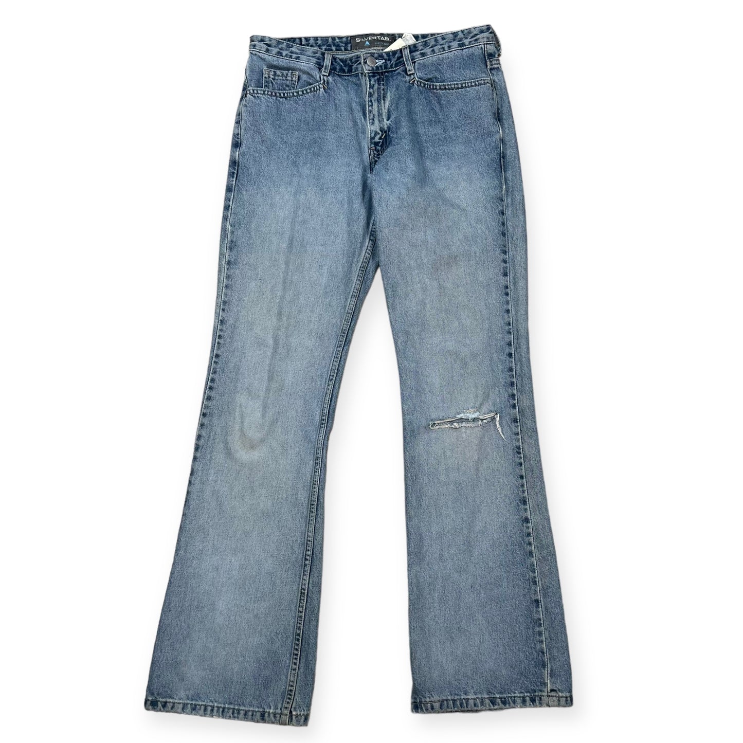 Levi's Silver tab blue denim flare pants (31X33)