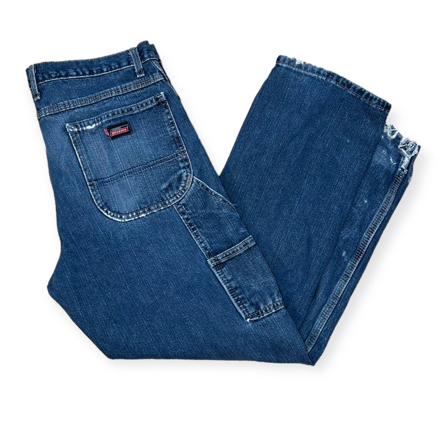 Dickies blue denim cargo pants (36X30)