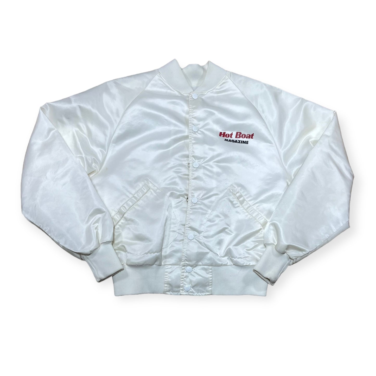 1990's Hot Boat Magazine satin jacket (M)