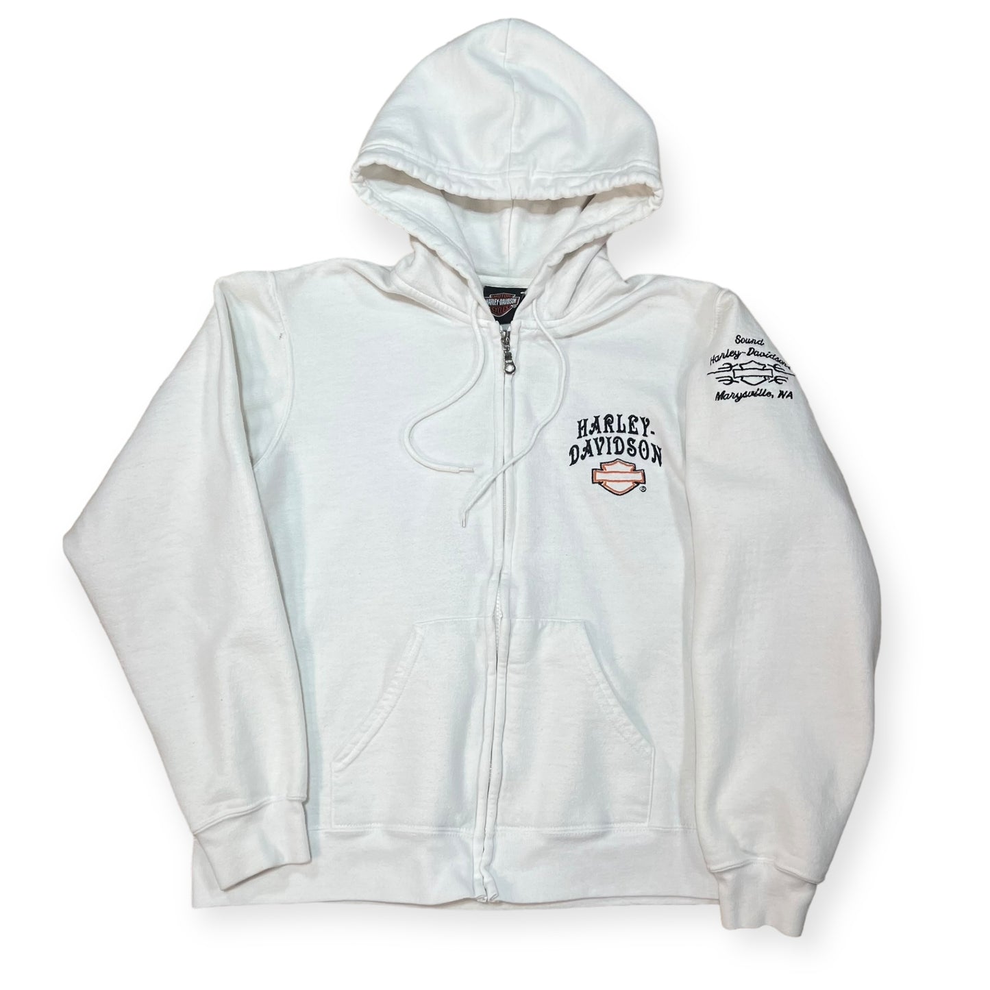 Harley Davidson embroidered hooded sweatshirt (S)