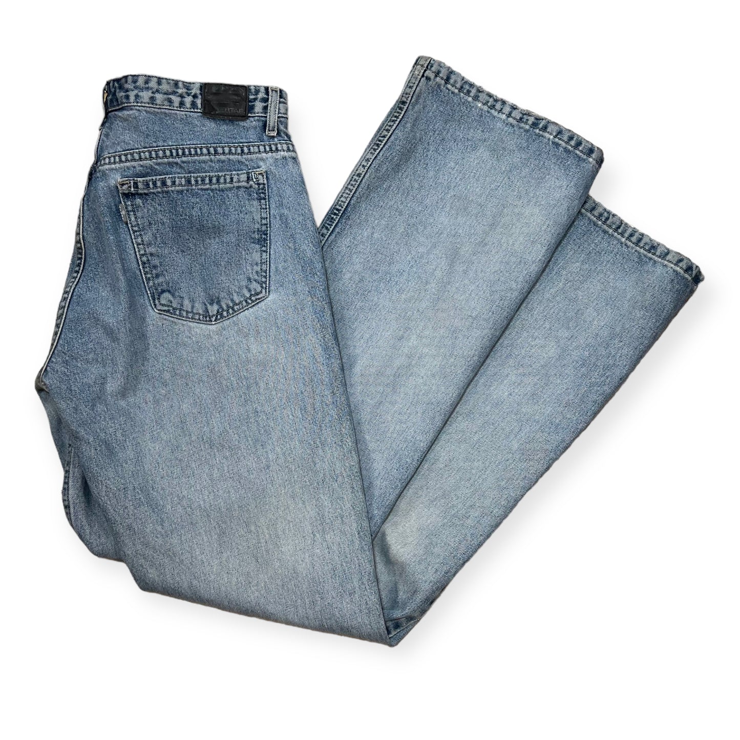 Levi's Silver tab blue denim flare pants (31X33)