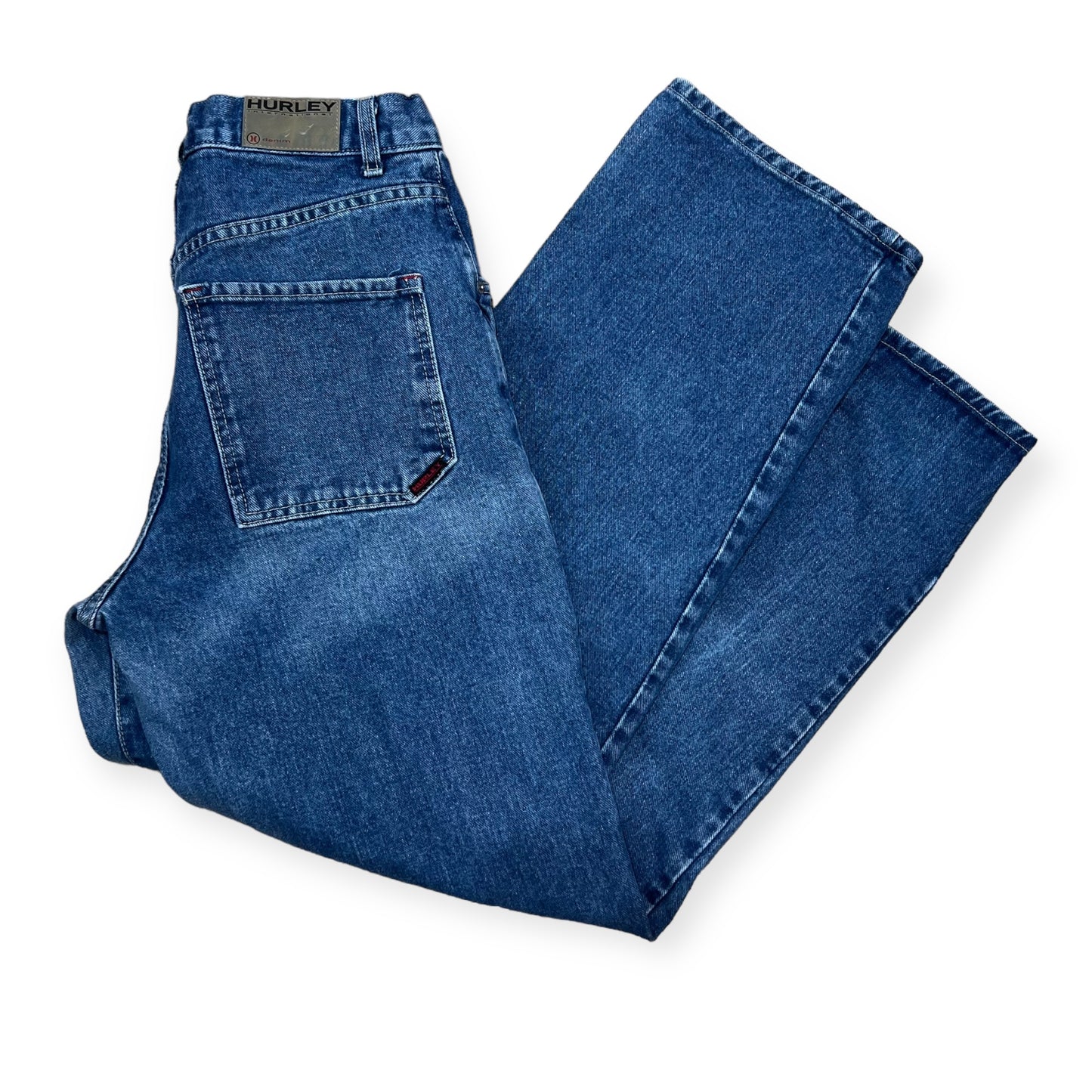 Hurley blue wide leg denim pants (32X32)