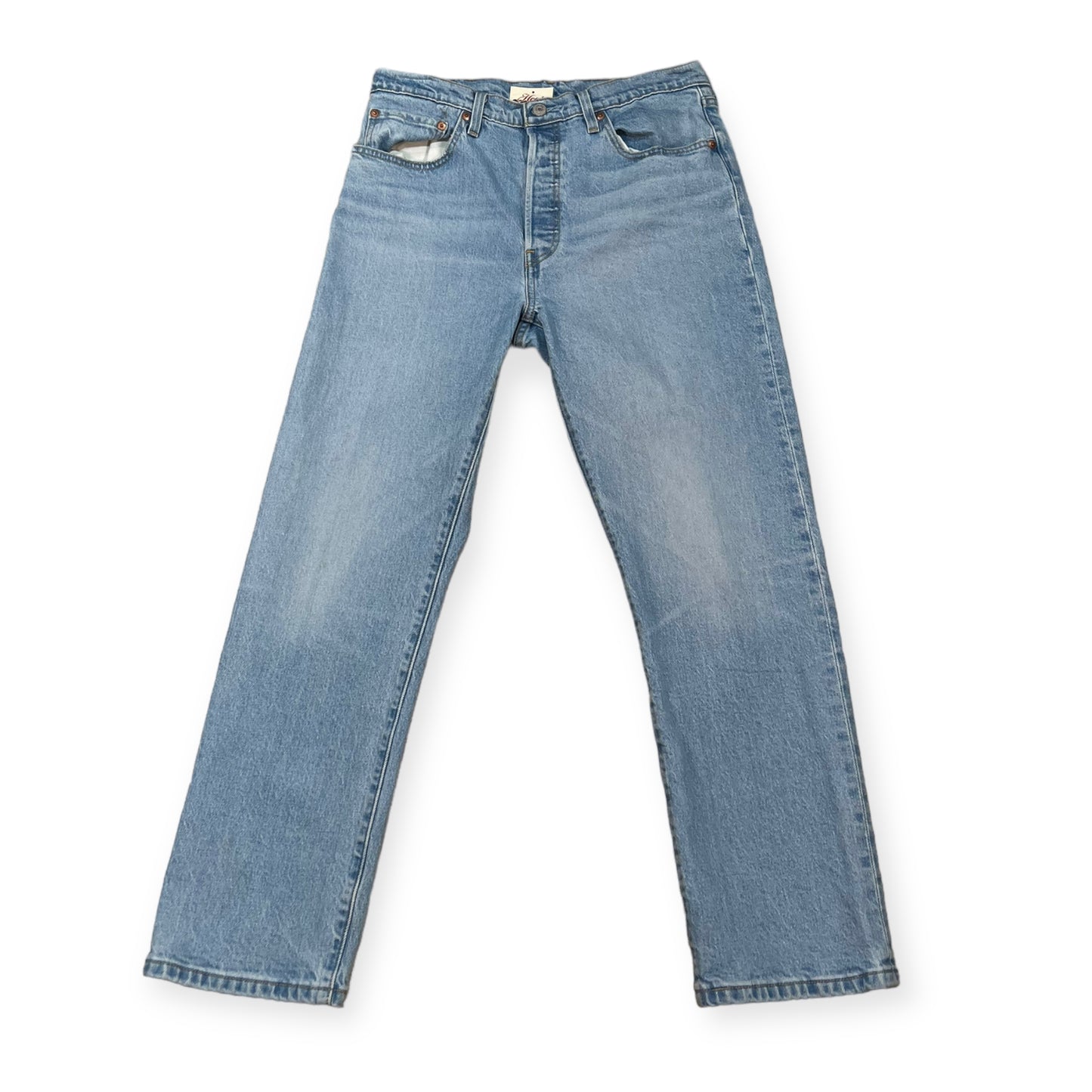 Levi's 501 blue denim button fly pants (32X29)