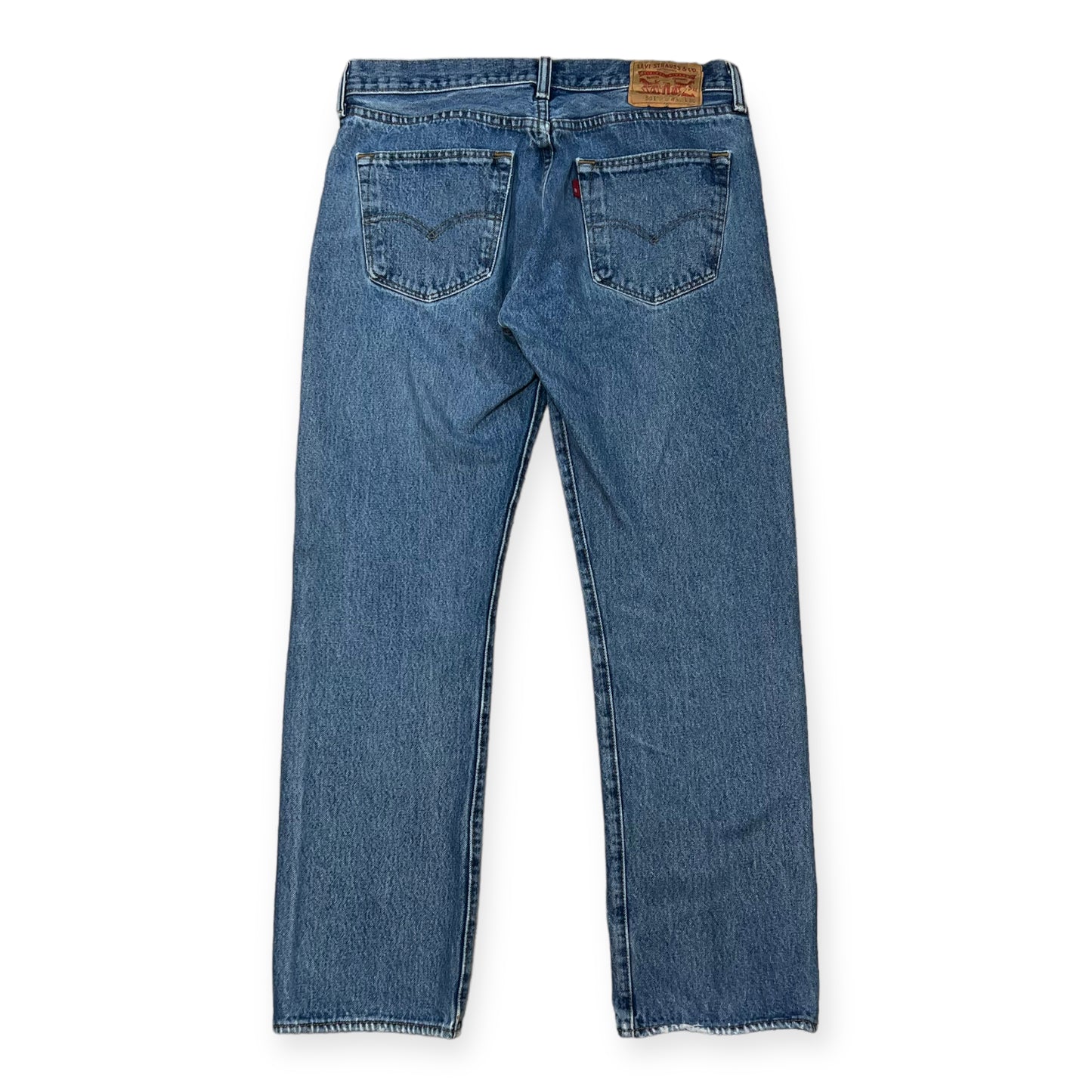 Levi's 501 blue denim button fly pants (34X30)