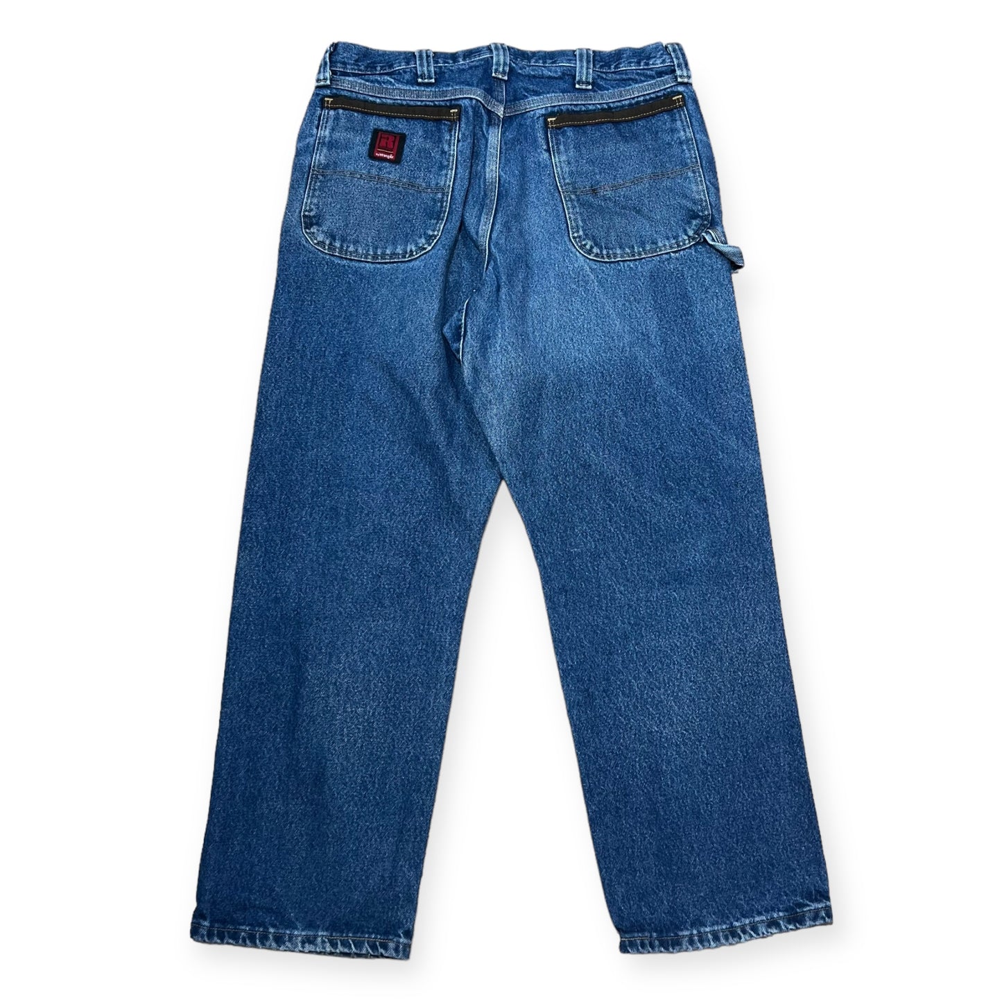 Wrangler Riggs blue denim cargo pants (35X30)