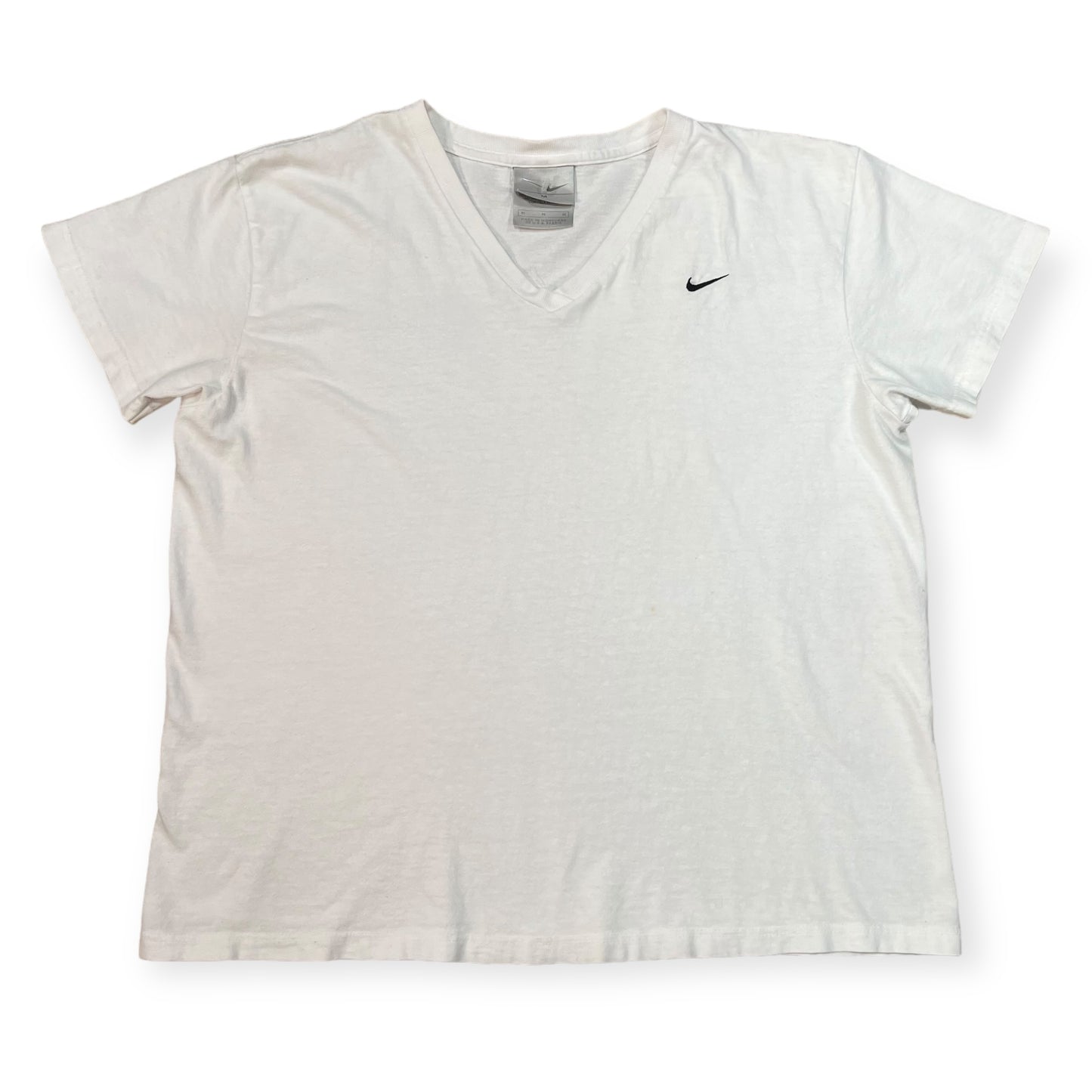 2000's Nike embroidered v-neck tee (S)