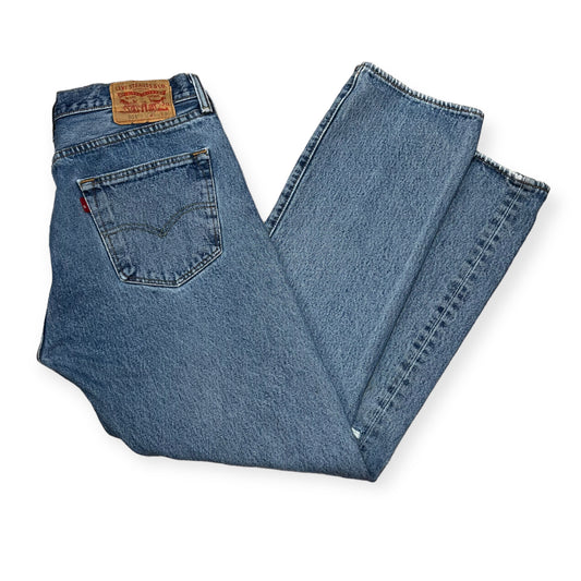 Levi's 501 blue denim button fly pants (34X30)